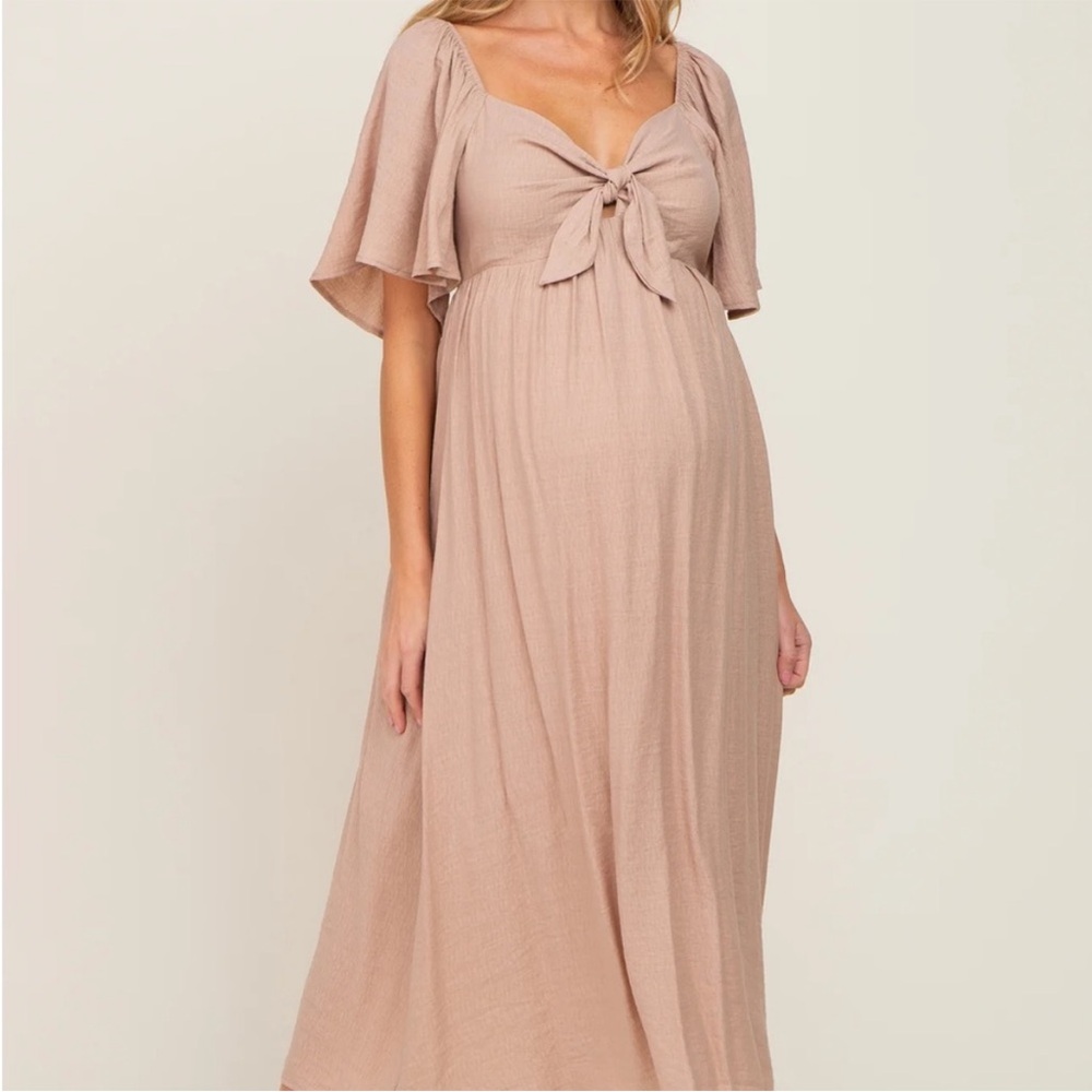 Mauve pink Maternity Dress